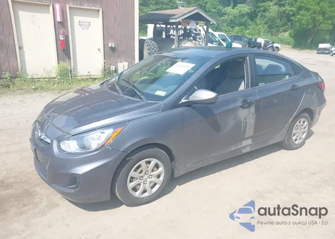 2012 Hyundai Accent Gls from USA, damaged, VIN KMHCT4AE4CU046851